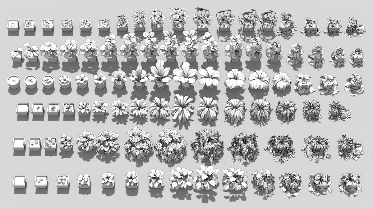 omizoic's tweet photo. Blenderレンダー版です🌱 https://t.co/RarlxcWFgj