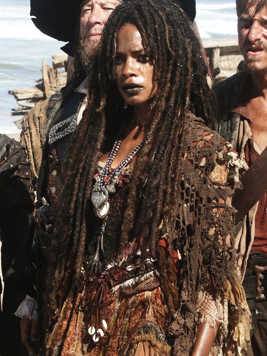 MADRAMAHA's tweet image. Naomie Harris as Tia Dalma from the Pirates of the Caribbean film series