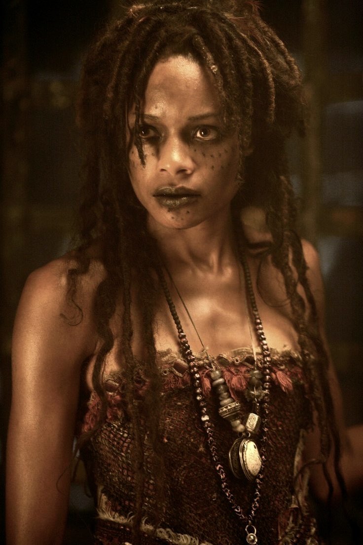 MADRAMAHA's tweet image. Naomie Harris as Tia Dalma from the Pirates of the Caribbean film series