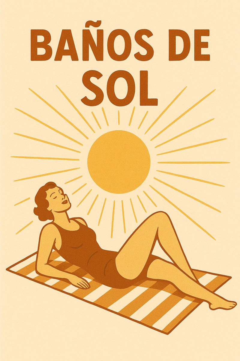 REFLEXIÓN FINAL 

Cuando los libros de medicina recetaban sol, no bloqueador.
En el siglo pasado, los libros de medicina recomendaban baños de sol como parte del tratamiento para fortalecer huesos, estimular el sistema inmune y mejorar el ánimo.

☀️ El sol era salud.
☀️ Era