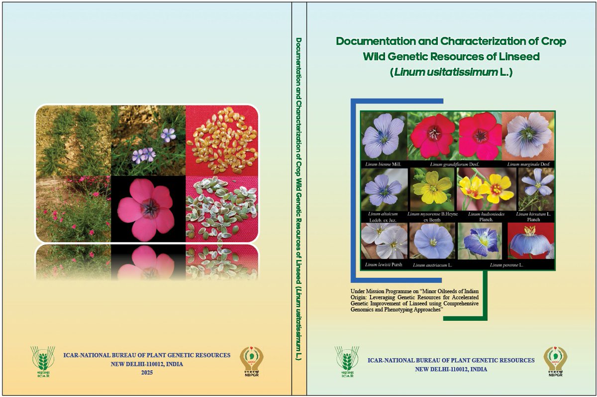Vikender_Kaur's tweet photo. Documentation and characterisation of #wild #Linum @linseed_project @INbpgr under Minor Oilseeds of Indian Origin mission mode program @DBTIndia https://t.co/ear8XHGXtM