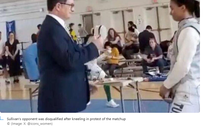 TUGFansMatter's tweet photo. Stephanie Turner

We see you, beautiful fencing girl taking a stand that you will not compete in unfair competitions against males

Your acted with HONOR and courage. https://t.co/T5Ap30R7Rl