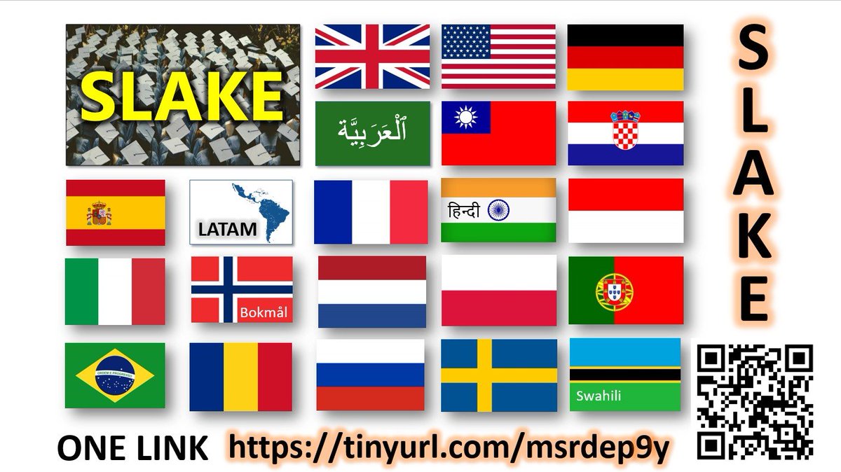 Lupusreference's tweet photo. ✅ One unique link for those living with #lupus, to test your essential #SLE knowledge using #SLAKE in any of the following languages ⬇️
https://t.co/oVPRPZpj96
Please note that it is better to do the testing on PC/Mac rather than on mobile phone 👌 https://t.co/ZnNz8GnK2Y