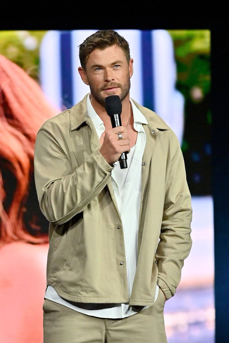 02/04/25 Chris Hemsworth during CinemaCon 2025 at Caesars Palace in Las Vegas
