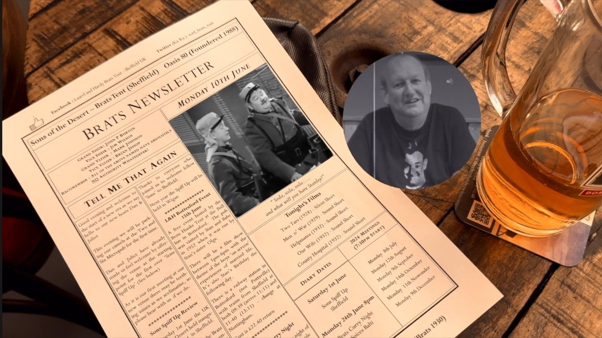 Dean Sills (@dean_sills) on Twitter photo Only 4 weeks tomorrow until Laurel and Hardy’s Yorkshire Adventures will have its premiere at the 2025 UK Sons of the Desert Convention. You can read all about the film in the latest edition <a href="/filmstories/">Film Stories: magazines, podcast, live shows, web</a> thanks <a href="/bigloudscreams/">Christina Brennan 🎬</a> The film features <a href="/SOTD_brats_tent/">Laurel and Hardy Brats tent</a> <a href="/BradfordTheatre/">Bradford Theatres</a> Only 4 weeks tomorrow until Laurel and Hardy’s Yorkshire Adventures will have its premiere at the 2025 UK Sons of the Desert Convention. You can read all about the film in the latest edition <a href="/filmstories/">Film Stories: magazines, podcast, live shows, web</a> thanks <a href="/bigloudscreams/">Christina Brennan 🎬</a> The film features <a href="/SOTD_brats_tent/">Laurel and Hardy Brats tent</a> <a href="/BradfordTheatre/">Bradford Theatres</a>