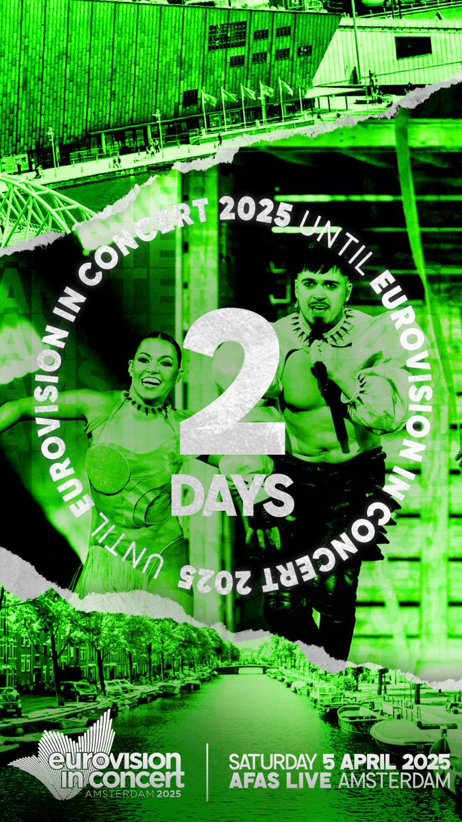 ⏰ COUNTDOWN⏰

2 days until Eurovision in Concert 2025..

#EurovisioninConcert #EiC2025 #songfestival #eurovision #amsterdam #afaslive #ticketmaster