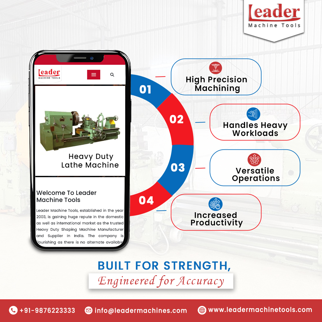 leader__machine's tweet image. 𝐋𝐞𝐚𝐝𝐞𝐫 𝐌𝐚𝐜𝐡𝐢𝐧𝐞 𝐓𝐨𝐨𝐥𝐬: Trusted since 𝟐𝟎𝟎𝟑 for 𝐇𝐞𝐚𝐯𝐲 𝐃𝐮𝐭𝐲 𝐒𝐡𝐚𝐩𝐢𝐧𝐠 𝐌𝐚𝐜𝐡𝐢𝐧𝐞𝐬. Built for strength, engineered for accuracy and designed for productivity. 

📲 +91 9876223333
🔗leadermachinetools.com

#leadermachinetools #shapingmachine