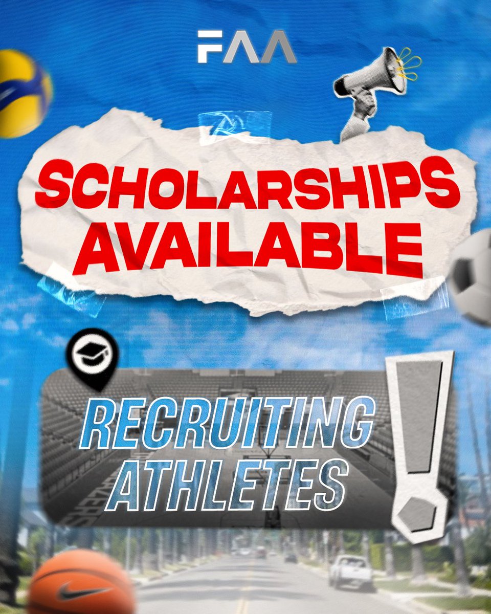 FutureAthAgency's tweet photo. Attention athletes!
We’re on the hunt for serious talent.
SCHOLARSHIPS are AVAILABLE and we’re recruiting right now!

Think you’ve got what it takes?
DM us today — spots are limited. https://t.co/HPGX8z18XY