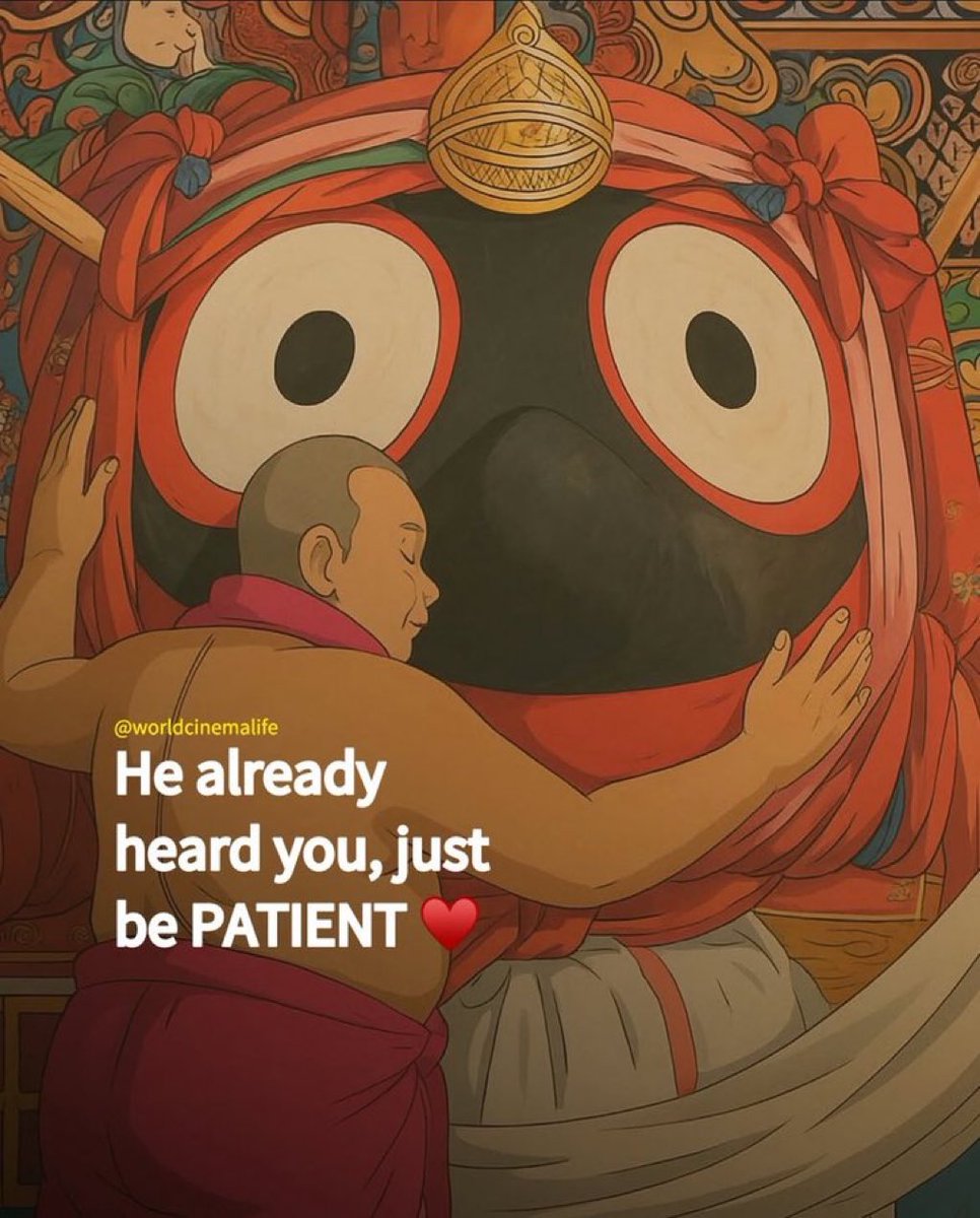 Just be patient, whatever is meant to happen, will happen. Jay Jagannatha, Jay Shree Krishna 🙏🕉️🕉️