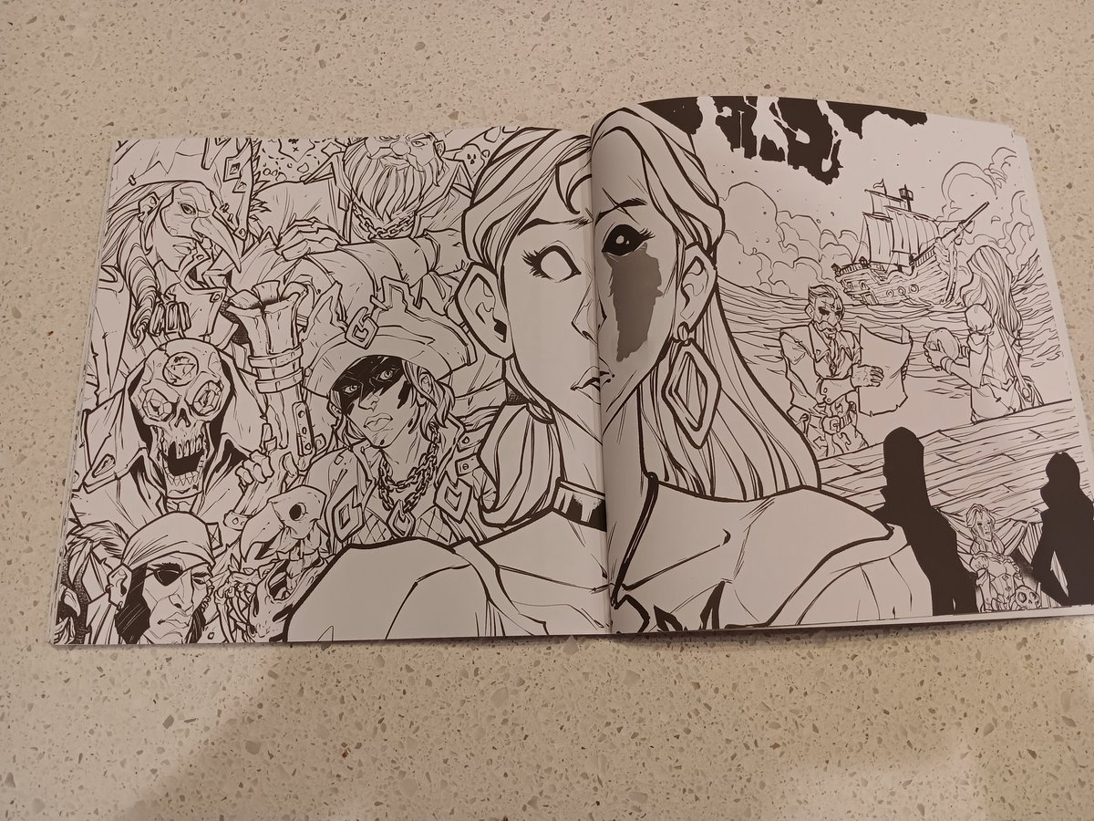 Got my hands on the <a href="/SeaOfThieves/">Sea of Thieves</a> colouring book today. 
It looks great and I've shared some of my favourite pages from it.
Not going to act like I'm the best at colouring but excited to start. Wish Me luck. 
#BeMorePirate #SeaOfThieves.