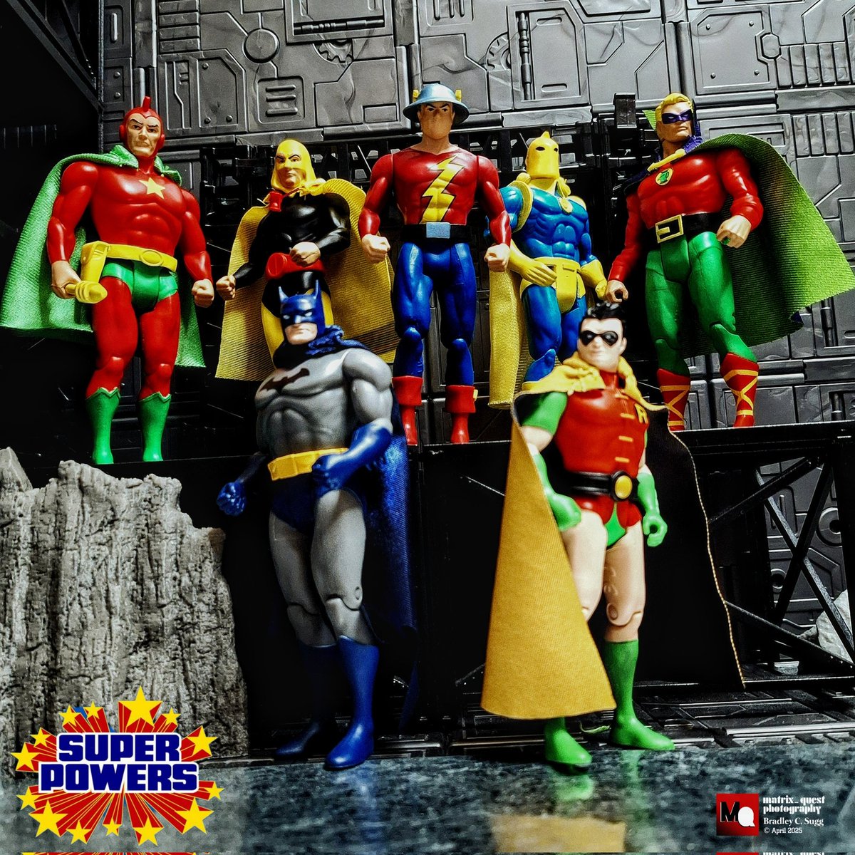BradleyCSugg's tweet photo. - My current #SuperPowers #JusticeSocietyOfAmerica lineup. #DrFate has waited 4 decades to be reunited with friends.
#SuperPowersCollection #DCComics #DCSuperheroes #TheFlash #Starman #Hourman #GreenLantern #BatmanAndRobin #McFarlaneToys #Kenner #5InchScaleWorld #matrix_quest https://t.co/GaIidxaqDa