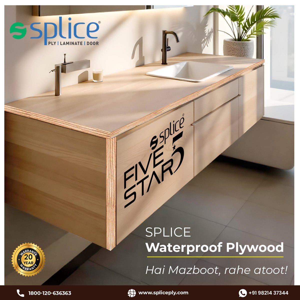 SplicePly's tweet photo. Splice Waterproof Plywood: Strong, durable, and built to last. Perfect for your home, office, or any construction project.   

Waterproof and tough, designed for strength. Choose Splice for a foundation you can trust! 💪 
.
.
.
.
#plywood #waterproofplywood #durable #bestquality https://t.co/bpJ0ECzjV8