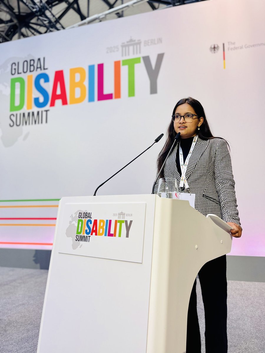jasmineojha07's tweet image. Honored to represent Nepal at the Third Global Disability Summit as President of Mission Smile Nepal. Committed to advancing accessibility, inclusion, and disability rights for a more equitable future. @smile_nepal 
#GlobalDisabilitySummit #InclusionForAll #NepalOnTheGlobalStage