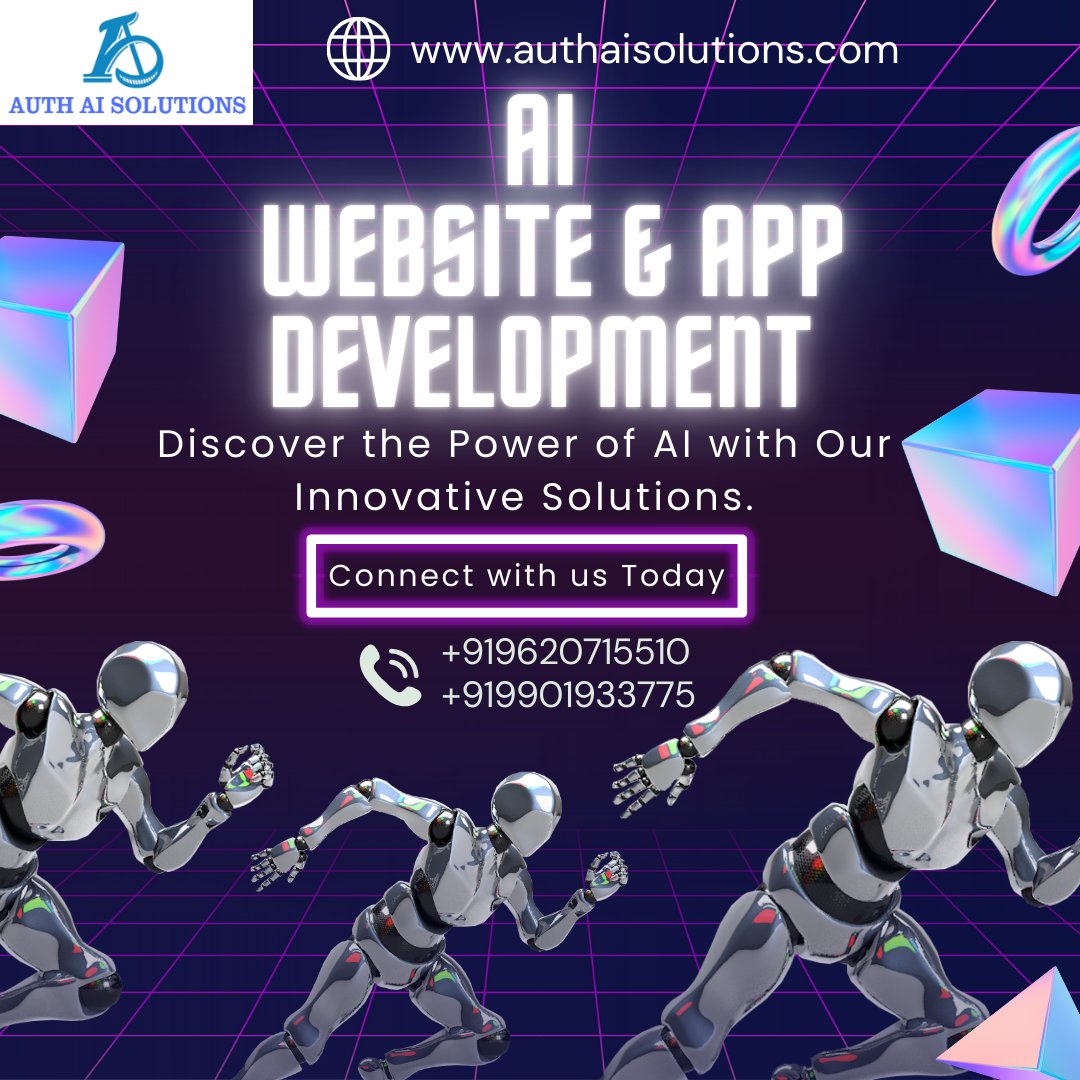 authaisolutions's tweet image. Revolutionizing Digital Experiences with AI-Powered Website &amp;amp; App Development
#aiappdevelopment
#mobileapps
#smartsolutions
#smartwebsolutions
#appdevelopment
#innovationthroughai
#digitaltransformation
#websitedevelopment
#websitedevelopmentcompany
#appdevelopmentcompany