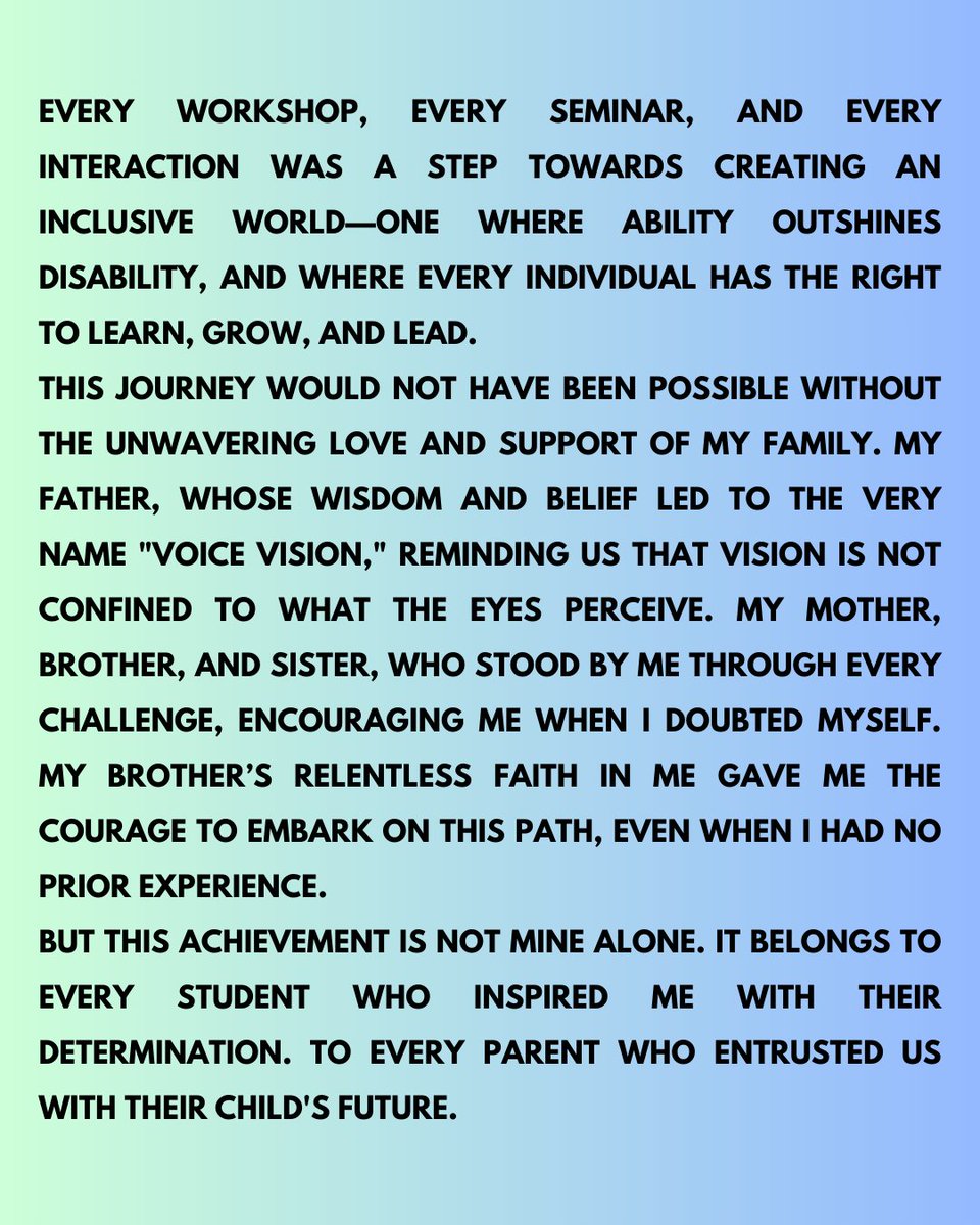 voicevision_in's tweet photo. 25 Years of Voice Vision: A Journey of Light, Empowerment, and Gratitude https://t.co/nGRZeluK7q
