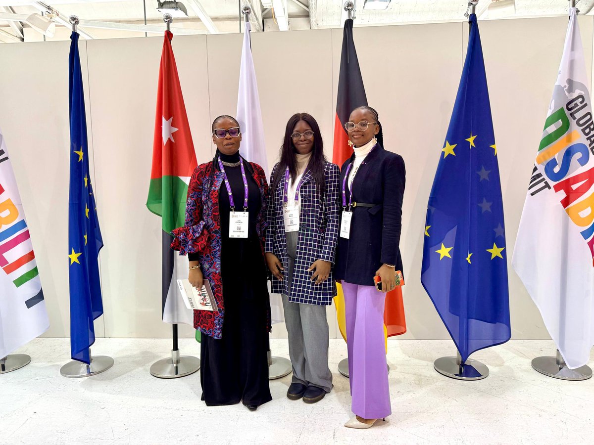 lynnchimdindu's tweet photo. As part of the Nigerian Delegation, i’m honored to represent @TAF_Africa at the ongoing Global Disability Summit in Berlin, Germany, as we engage with world leaders, changemakers, and advocates to forge partnerships that will drive disability inclusion in Nigeria to new heights. https://t.co/tQVvNqFOvj