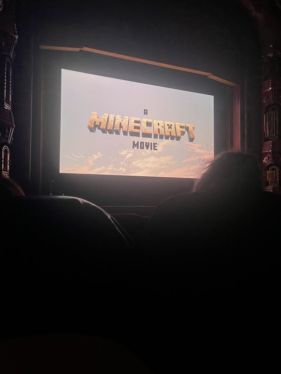 It was my birthday yesterday and we went to see the Minecraft movie because it released on my bday over here and thats the funniest joke ever, but wow that movie was bad..