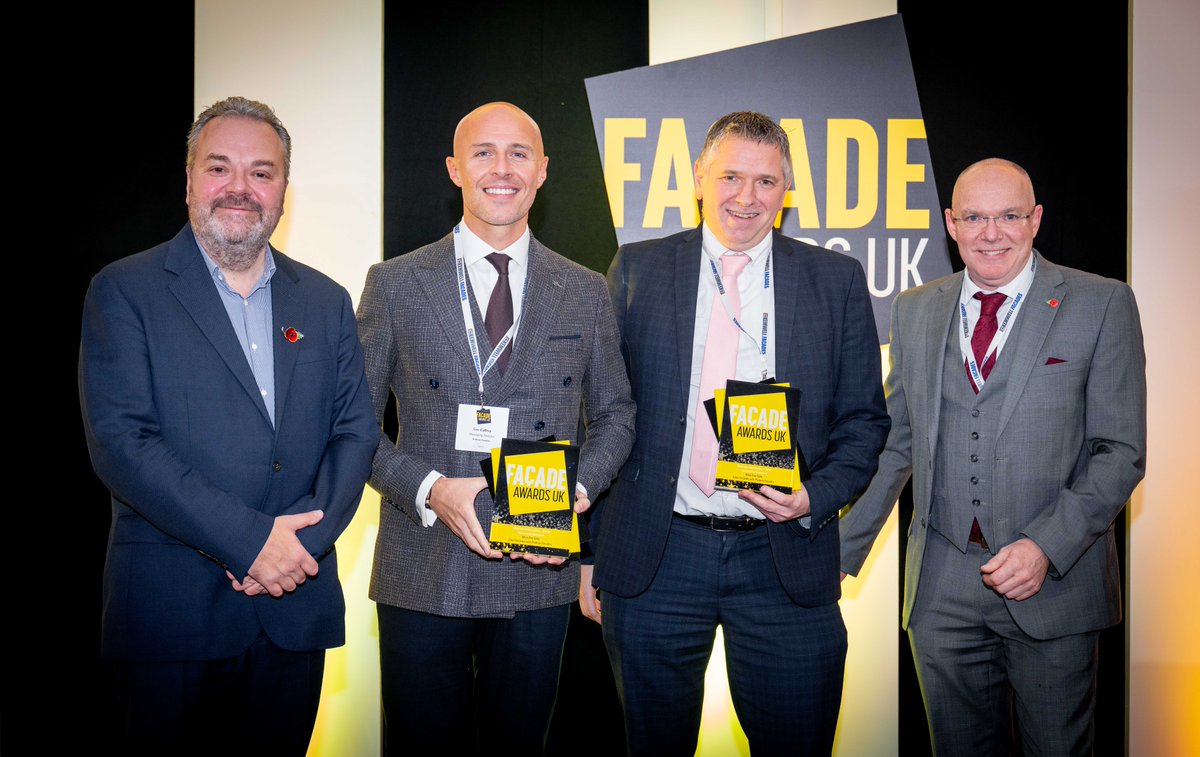 FacadeAwards's tweet photo. #ThrowbackBackThursday ◀️ to the #FacadeAwards 2024 what an amazing day it was!

The Façade Awards 2025 are now accepting entries. Showcase your outstanding projects completed between 1st June 2024, and 1st June 2025, head over to our website and start your entry now 🟡 https://t.co/gHjTUMyXyZ