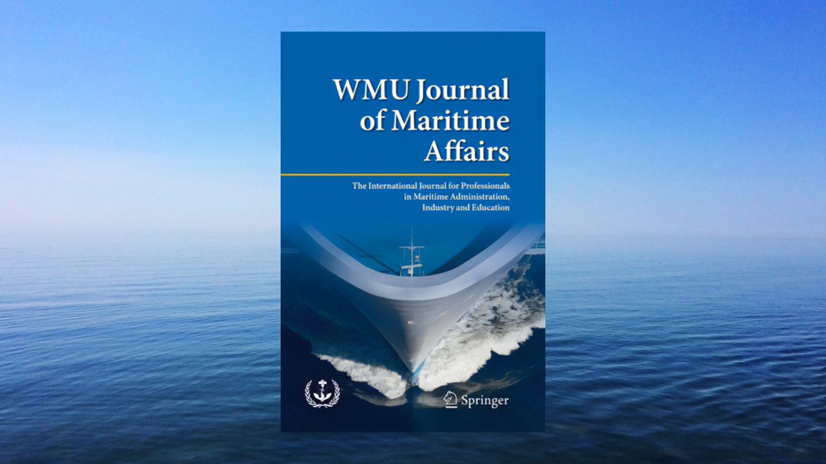 WMUHQ's tweet image. The latest issue of the WMU Journal of Maritime Affairs (JoMA) is now available! Topics include cyber vulnerabilities, seaport competitiveness and sustainability, MASS, and seafarer wellbeing. bit.ly/4iSSWBv #WMUJoMA