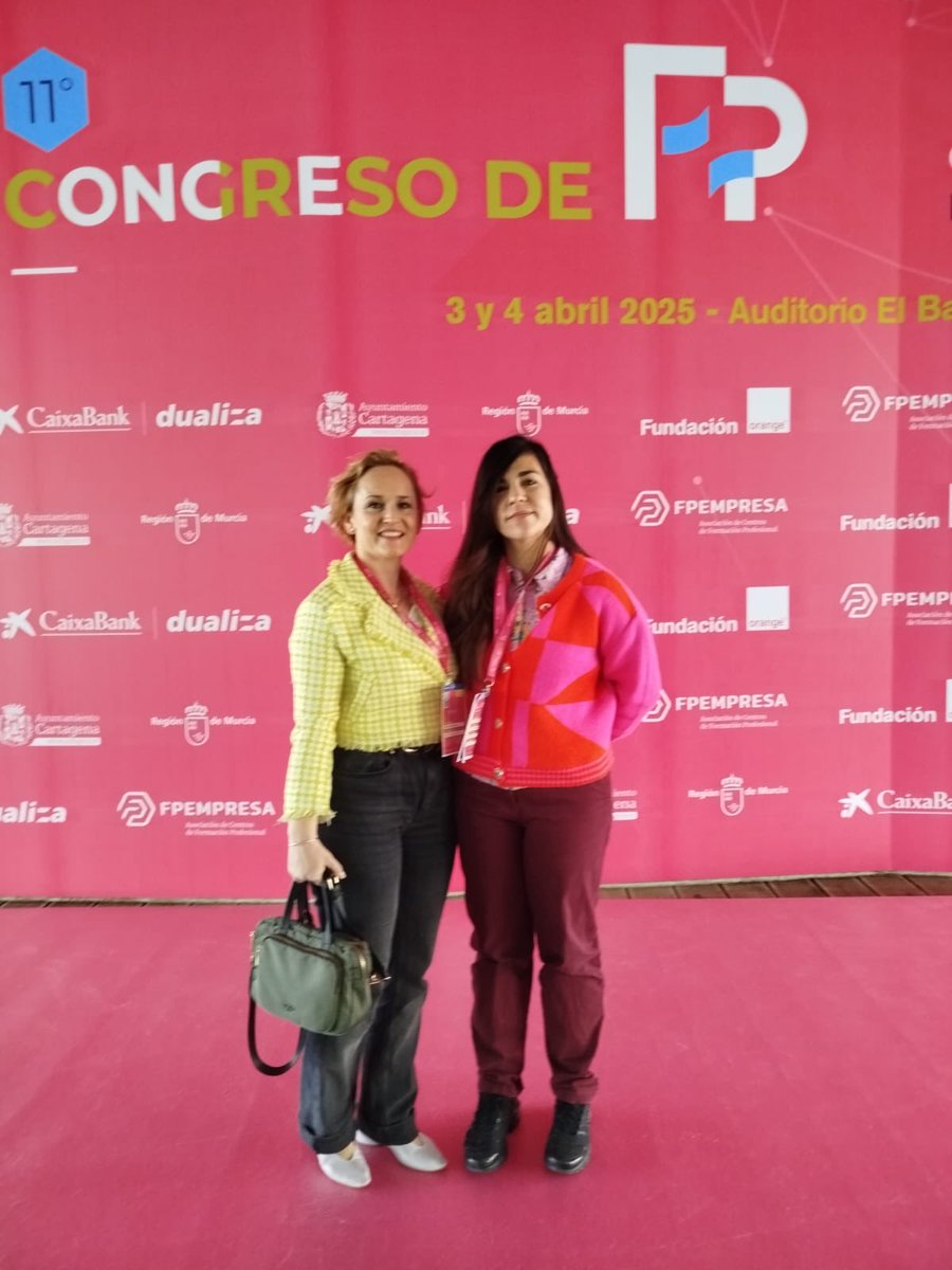 11°Congreso de FP
Compartiendo experiencias. La aplicación de la nueva Ley de FP
Cartagena 3 y 4 de abril
#caixabankdualiza #fpempresa #iescartuja