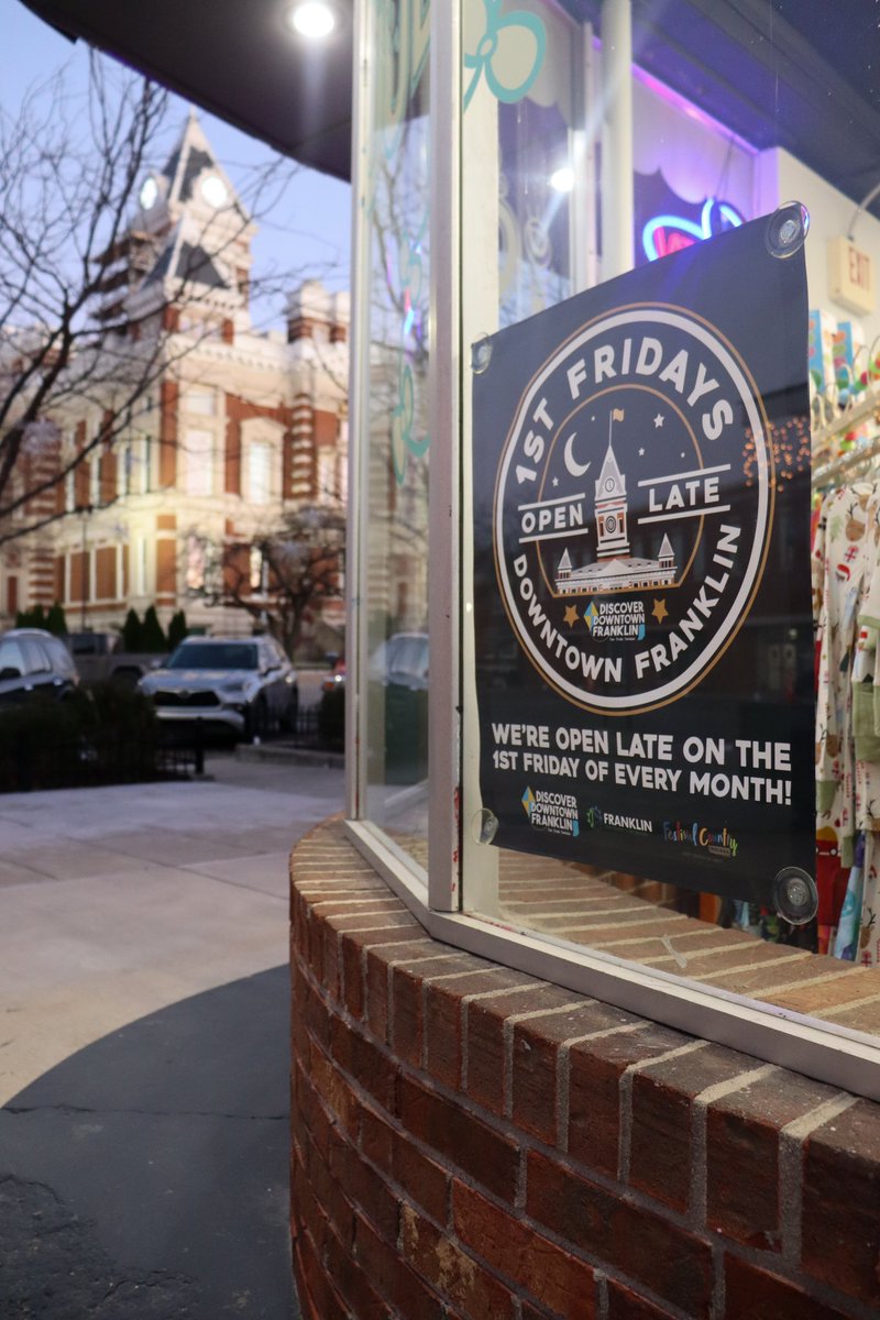 Downtown Franklin is having its first art walk this Friday, April 4 for First Fridays! There will be 15 featured artists at various locations throughout downtown along with three musicians providing free music and entertainment.
festivalcountryindiana.com/first-fridays-4
#festcountryin