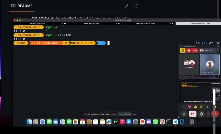 EmmanuelNw79114's tweet image. Today's session at @FitechCommunity Web3 Bootcamp was all about setting up blockchain tools! 🔧🚀 Mentor Gideon Bature guided us through the process. I’ve started but still have more to set up—excited to complete it and dive deeper! #Blockchain #Web3 #LearningInProgress