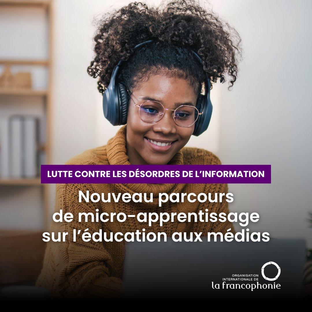 <a href="/OIFrancophonie/">La Francophonie</a> lance un parcours de micro-apprentissage sur l'éducation aux médias et à l'information #EMI.

🔗 Inscrivez-vous ici : ow.ly/VGiB50Vt4Pb

<a href="/ifef_oif/">IFEF</a>
#Francophonie
#ÉducationAuxMédias
#FactChecking