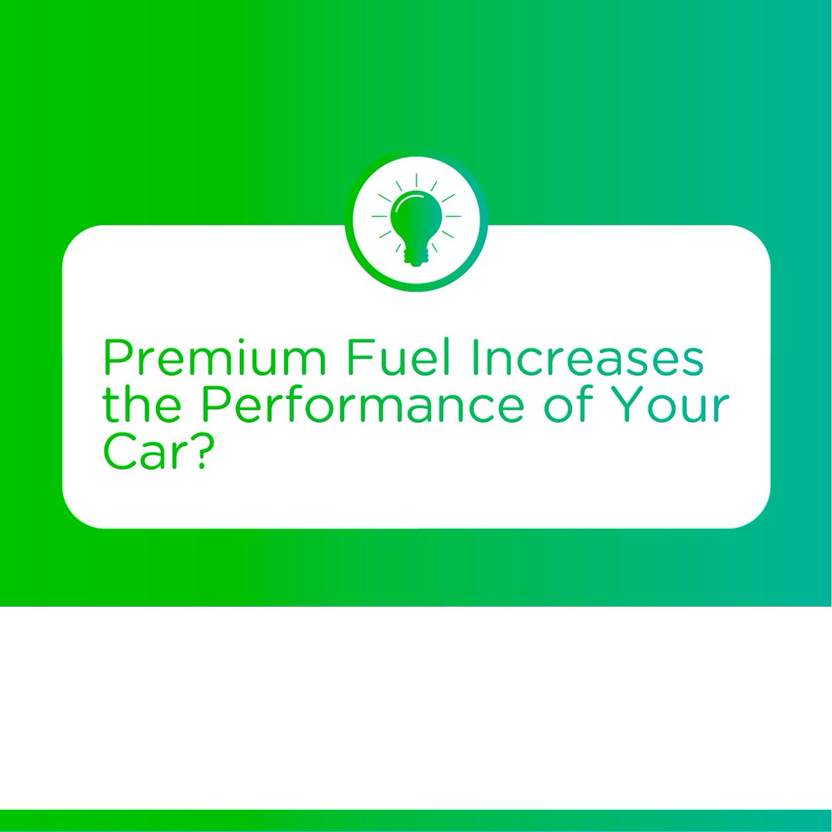 AutoforeUg's tweet image. 🚘 Thursday Myth Buster: Do Premium Fuels Boost Performance?

❌ Myth: Premium fuel makes all cars perform better.
✅ Truth: Only high-performance engines benefit from premium fuel. Regular cars run just fine on standard fuel!
Know your engine, fuel wisely! 

#AutoFore #CarMyths