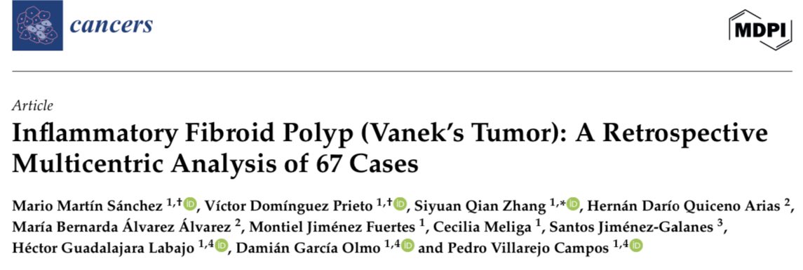 Mario Martín Sánchez (@mariomartn) on Twitter photo “This study provides the largest cohort of Vanek’s tumor to date, reinforcing the understanding of its clinical presentation, diagnostic challenges and treatment outcomes”
<a href="/vicdominguez93/">Víctor Domínguez</a> <a href="/SiyuanQZ/">Siyuan Qian</a> <a href="/montieljf/">Montiel Jiménez, MD., PhD., FEBS EmSurg, FEBS HPB</a> <a href="/GarciaOlmoD/">Damian Garcia-Olmo, Professor of Surgery</a> <a href="/h_guadalajara/">Hector Guadalajara</a> <a href="/VillarejoCampos/">pedro villarejo campos</a>
mdpi.com/2072-6694/17/7… “This study provides the largest cohort of Vanek’s tumor to date, reinforcing the understanding of its clinical presentation, diagnostic challenges and treatment outcomes”
<a href="/vicdominguez93/">Víctor Domínguez</a> <a href="/SiyuanQZ/">Siyuan Qian</a> <a href="/montieljf/">Montiel Jiménez, MD., PhD., FEBS EmSurg, FEBS HPB</a> <a href="/GarciaOlmoD/">Damian Garcia-Olmo, Professor of Surgery</a> <a href="/h_guadalajara/">Hector Guadalajara</a> <a href="/VillarejoCampos/">pedro villarejo campos</a>
mdpi.com/2072-6694/17/7…