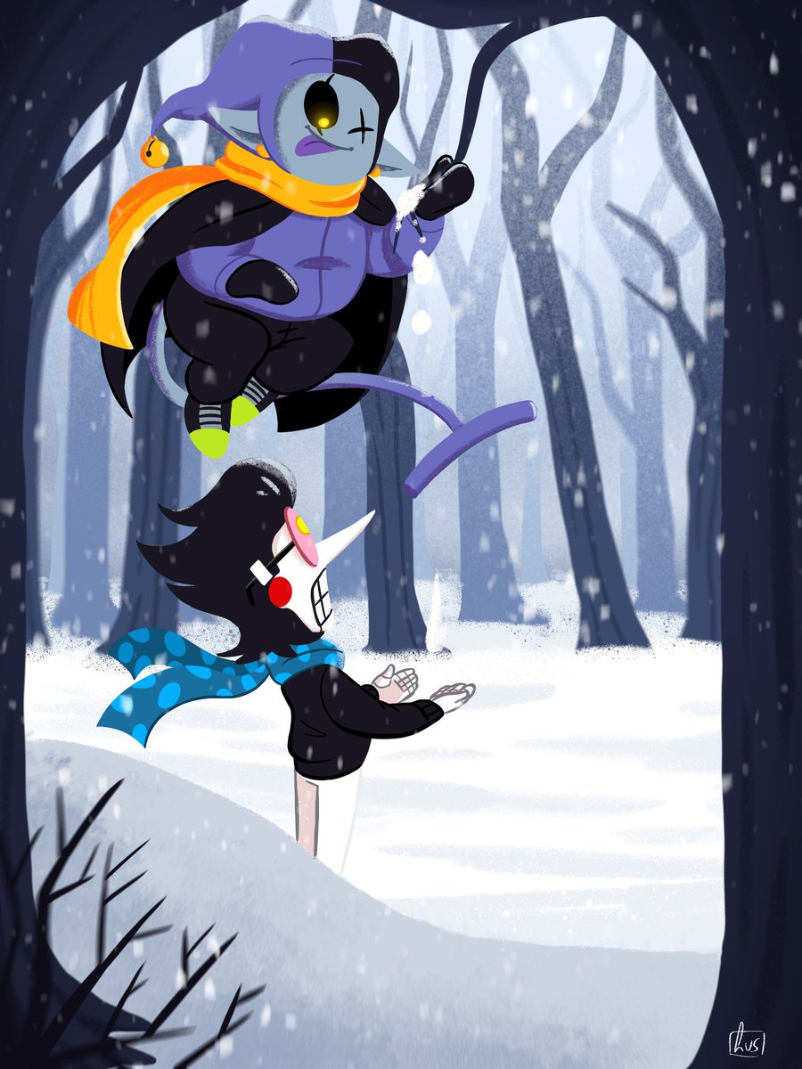 With #deltarune trending time to post a bunch of old art again (including a more recent piece) lol.