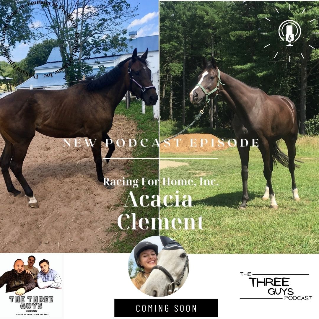 TheThreeGuysPo1's tweet photo. New episode available now with special guest @acacia_clement, Founder &amp; President of @racingforhomeinc, an organization that is dedicated to the after care of Thoroughbreds once their racing career is over.  

#thoroughbreds #racingforhome #thoroughbredaftercare https://t.co/7i41kxcdOY