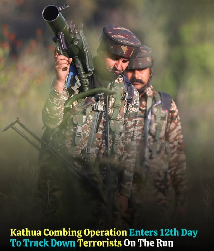greater_jammu's tweet image. Kathua Combing Operation Enters 12th Day To Track Down Terrorists On The Run

#Kathua #CombingOperation #TrackDown #Terrorists #JammuAndKashmir #greaterjammu
