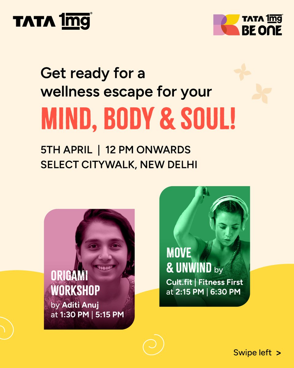 Here's a closer look of our itinerary for 'Be One'

Whether you're looking to relax, refresh, or recharge, this is your opportunity to experience a holistic escape.

Mark your calendars for the 5th of April, 2025, and join us at 12 PM onwards for an event that promises to