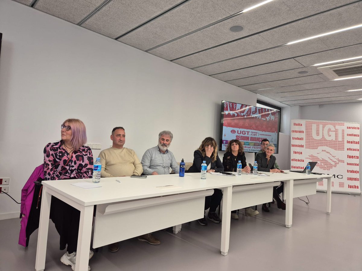 UGTTarragona's tweet photo. 2n Congrés ordinari de FESMC Tarragona https://t.co/PcchTNU5F3
