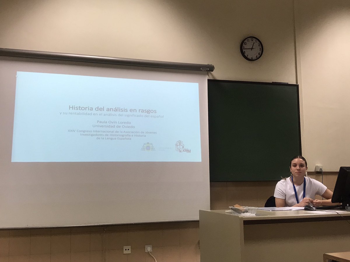MJosé García Folgado (@mjgarciafolgado) on Twitter photo Nivelazo de las jóvenes historiógrafas en la sesión de hoy de #histlx del <a href="/xxivciajihle/">XXIV CIAJIHLE Oviedo 2025</a>
María López Estévez <a href="/Univcordoba/">Universidad Córdoba</a> ha hablado del análisis sintáctico en el primer tercio del siglo XX y Paula Ovín Loredo <a href="/UniOviedo/">University of Oviedo</a> de la historia del análisis en rasgos Nivelazo de las jóvenes historiógrafas en la sesión de hoy de #histlx del <a href="/xxivciajihle/">XXIV CIAJIHLE Oviedo 2025</a>
María López Estévez <a href="/Univcordoba/">Universidad Córdoba</a> ha hablado del análisis sintáctico en el primer tercio del siglo XX y Paula Ovín Loredo <a href="/UniOviedo/">University of Oviedo</a> de la historia del análisis en rasgos