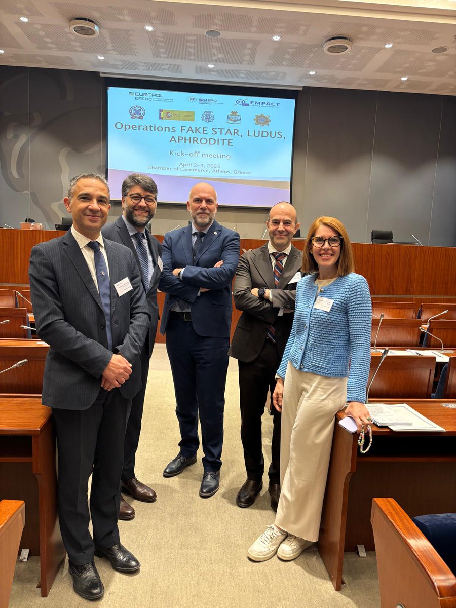 INDICAM x EUROPOL Operations Fake Star, Ludus, Aphrodite ⚠️

Panelist invitati da Europol e GdF all'interno del Kick-off Meeting di Atene relativo alle operazioni congiunte Fake Star, Ludus e Aphrodite🗣️

L'agenda ha coinvolto diversi stakeholder tra settore pub. e privato 💪