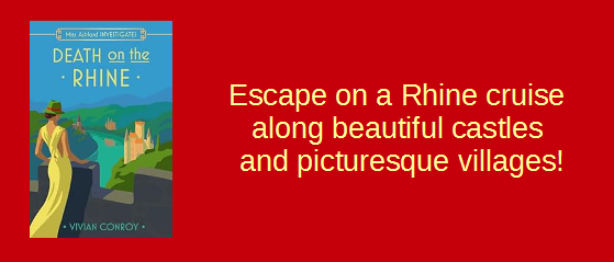 Viv Writes Mystery & Romance (@vivwrites) on Twitter photo Tomorrow is publication day for Death on the Rhine!
A luxury river cruise
A family of secrets
A body on board ...
Join Atalanta Ashford on an idyllic journey along castles, fairytale forests and vineyards to unravel the mystery. <a href="/0neMoreChapter_/">One More Chapter</a> Also coming as audio book in June! Tomorrow is publication day for Death on the Rhine!
A luxury river cruise
A family of secrets
A body on board ...
Join Atalanta Ashford on an idyllic journey along castles, fairytale forests and vineyards to unravel the mystery. <a href="/0neMoreChapter_/">One More Chapter</a> Also coming as audio book in June!