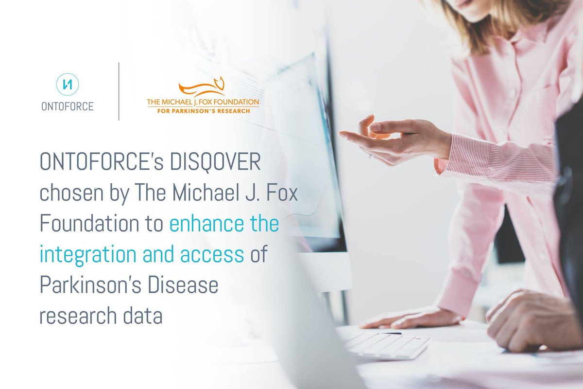 <a href="/ONTOFORCE/">ONTOFORCE</a> DISQOVER chosen by <a href="/MichaelJFoxOrg/">michaeljfox.org</a> to enhance the integration and access of Parkinson’s disease research data hubs.li/Q03fHWtR0 #ParkinsonsDisease #LifeScience #Research