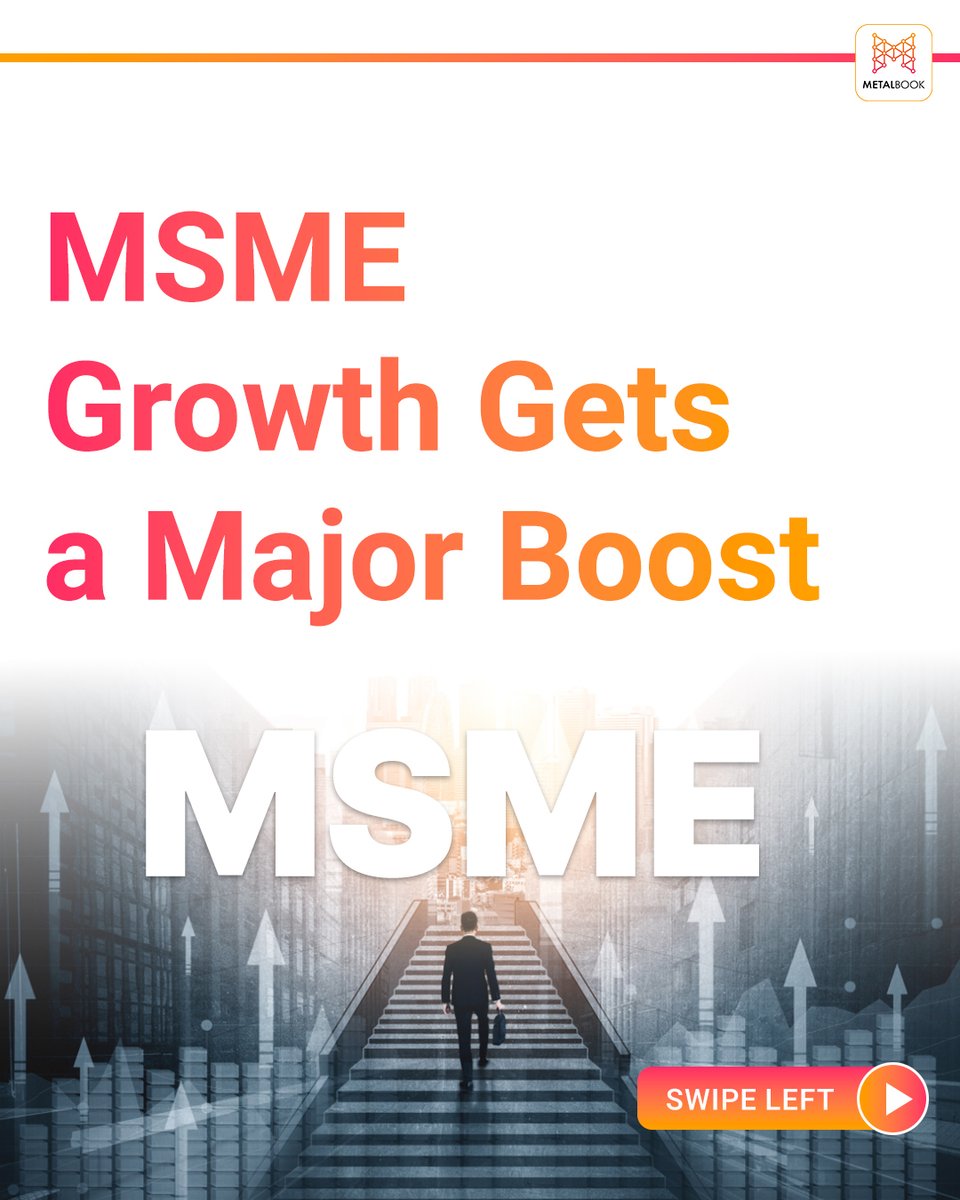 MetalbookIndia's tweet image. MSMEs Just Got a Bigger Growth Window!  

Source: telegraphindia surl.li/grcumk
rediff.com surl.li/fawzrq

#MSMEReforms #BusinessGrowth #StartupIndia #MSMEExpansion #MakeInIndia