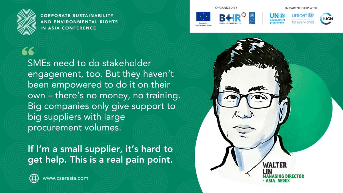 BizHRAsia_UNDP's tweet photo. ❓Who isn’t at the table?
At #CSERA, a panel tackled the trust deficit in stakeholder engagement. Is it shifting power – or preserving it?
Rights holders are still too often excluded. Engagement must lead to accountability.
🎥 Watch: https://t.co/0HaNUUnGih
#BizHumanRights https://t.co/cDU1LuqDPO