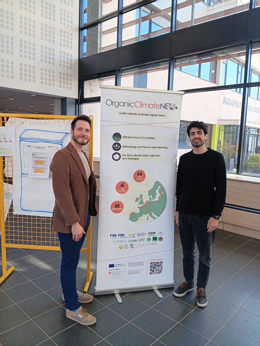 innovarum_'s tweet image. 🚀 Innovarum is at the @OrgClimateNET General Assembly in Lyon! 🌿 Our team is joining workshops, visiting farms &amp;amp; exchanging insights with partners to boost organic farming’s role in climate action. Proud to lead the D&amp;amp;C work package! 💪🌱 #OrganicClimateNET #Sustainability