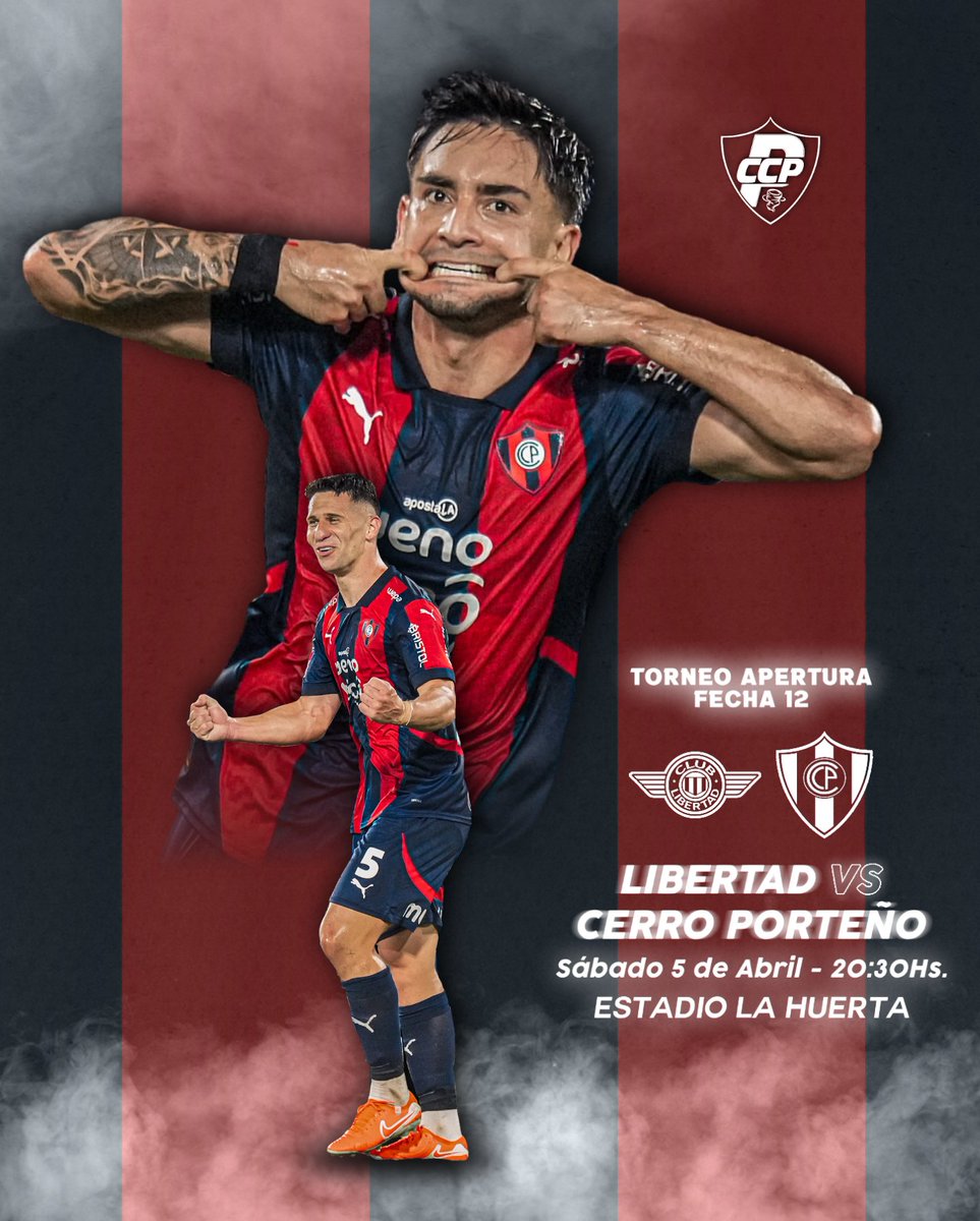 PRÓXIMO PARTIDO DE CERRO PORTEÑO 🌪️💙❤️