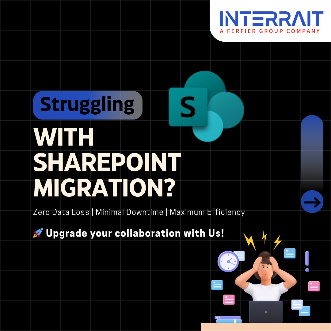 interraitinc's tweet image. 99.9% Data Accuracy | Zero Downtime | Cost-Effective & Secure
Ready for a smooth, hassle-free migration? Let’s talk!
Drop a comment "MIGRATE" & we’ll reach out!
Book a Free Consultation Today!
#SharePointMigration #DigitalTransformation #CloudSolutions #InterraIT #Microsoft365