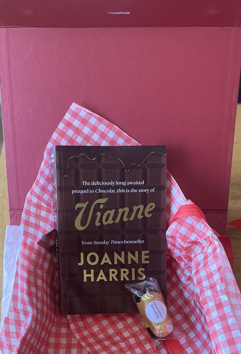 Thank you so much to <a href="/orionbooks/">Orion Publishing</a> for this beautiful package to celebrate the publication of #Vianne by <a href="/Joannechocolat/">Joanne Harris</a> which is the prequel to #Chocolat

This is Vianne’s story and what happens when she discovers the joy cooking can bring and the secrets the town is hiding…