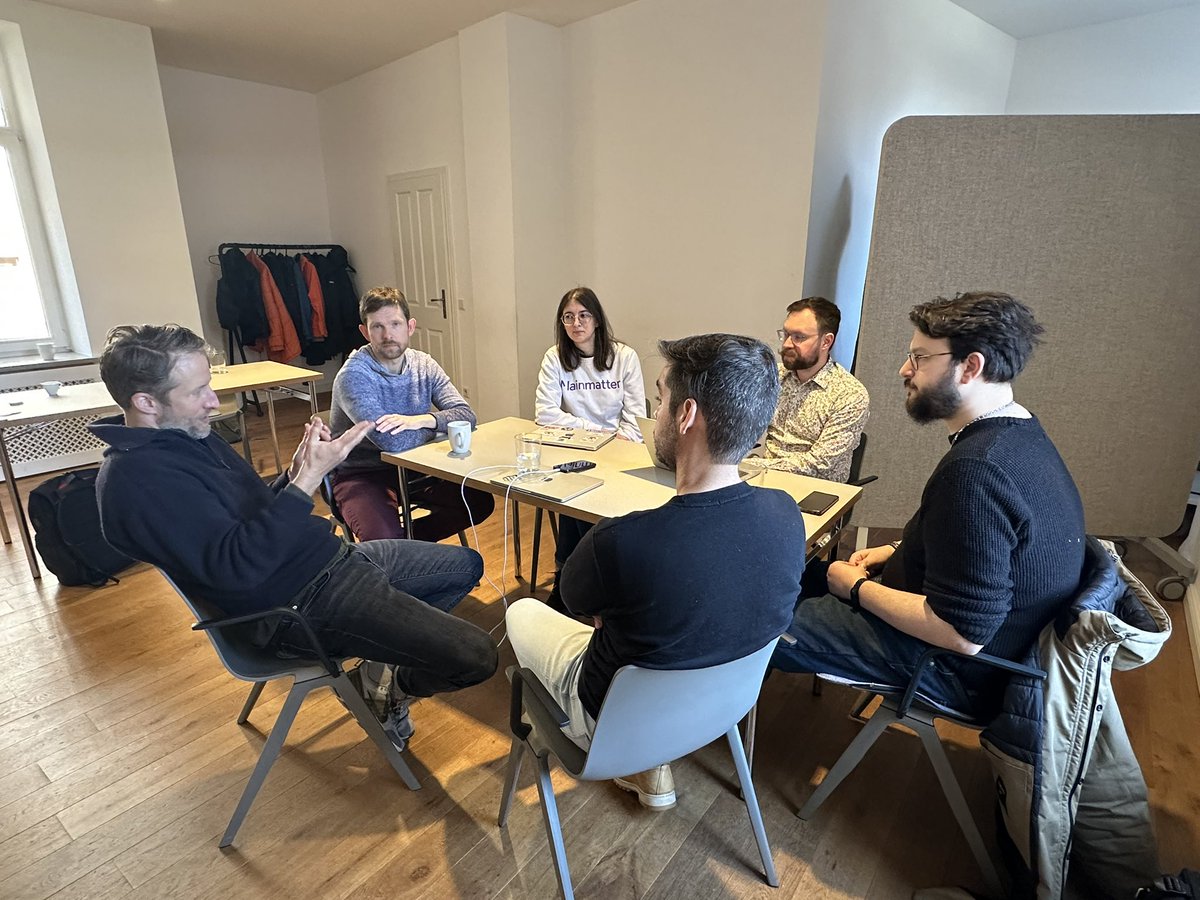 mainmatter's tweet image. Today is Mainmatter Day and it’s rolling! 🟣 We started the morning with workshops—working on our team and company. Remote work is great but nothing beats face-to-face time to shape the future of Mainmatter.

#MainmatterDay #TeamTime #NotJustWork