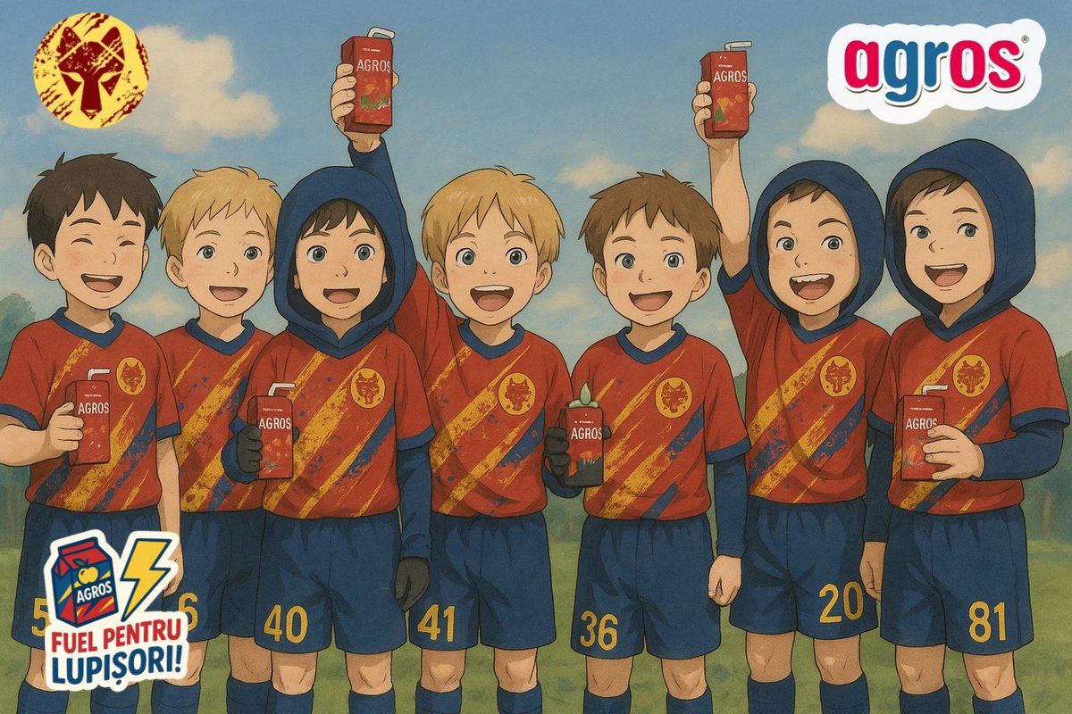 RO_RugbyAcademy's tweet image. Little Wolves + AGROS = 100% natural energy!
🐺⚡️🧃
Thank you, AGROS, for always being there for us after every battle on the field!

academiaderugby.ro
#partofthewolvespack