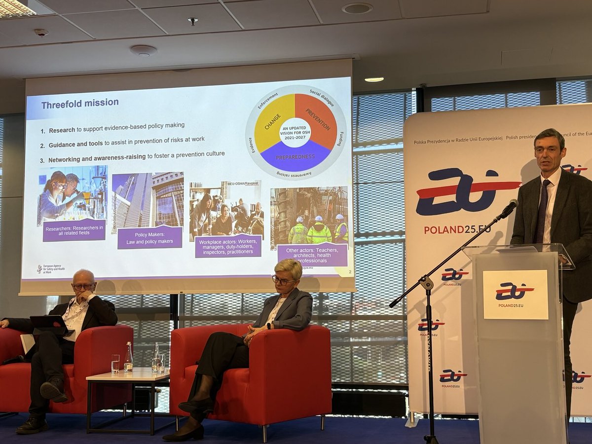 PEROSH (@perosh_eu) on Twitter photo William Cockburn Salazar, executive director of <a href="/EU_OSHA/">EU-OSHA 🇪🇺</a> on its missions. #poland25eu William Cockburn Salazar, executive director of <a href="/EU_OSHA/">EU-OSHA 🇪🇺</a> on its missions. #poland25eu