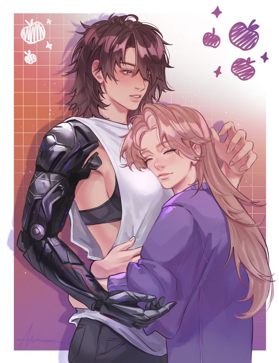 My contribution to #LADSYURIWEEK 🤭
#Caleb #LoveandDeepspace #夏以昼 #恋与深空