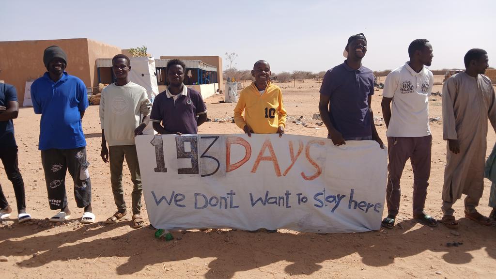 Agadez Today 193 days
<a href="/MeltingPotEU/">Melting Pot Europa</a> <a href="/cochetel/">vincent cochetel</a> <a href="/BBCNews/">BBC News (UK)</a> <a href="/VAM_2020/">Voice for African Migrants</a> <a href="/JFCrisp/">Jeff Crisp</a> <a href="/FilippoGrandi/">Filippo Grandi</a> <a href="/MonicaMukerjee/">Monica Mukerjee</a> <a href="/radiondadurto/">Radio Onda d'Urto</a> <a href="/Sarita_Libre/">Sarita</a> <a href="/carla_denyer/">Carla Denyer</a>