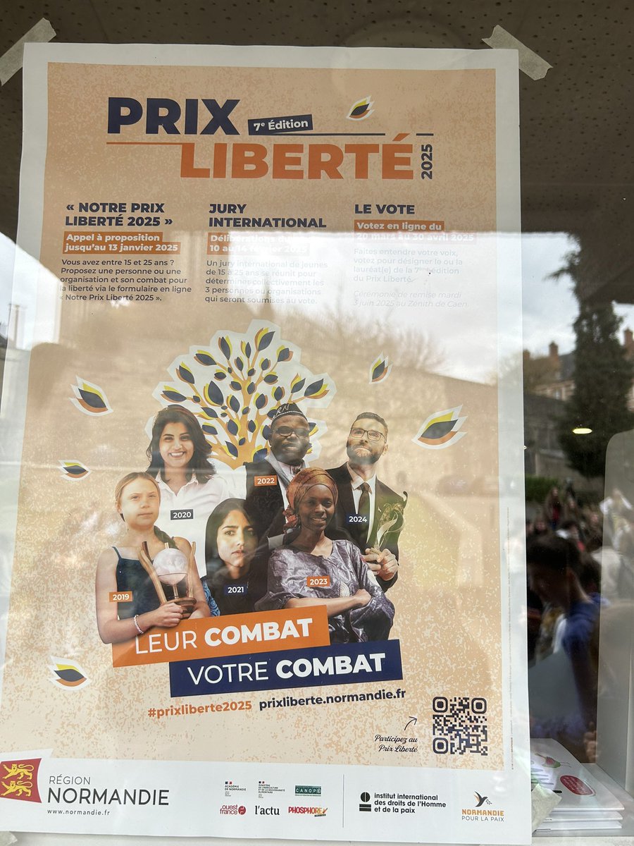 C’est parti pour l’événement vote du Prix Liberté <a href="/2idhp/">Institut international des droits de l'Homme</a> <a href="/dsden50/">DSDEN 50</a> <a href="/VilleCherbourg/">Ville de Cherbourg-en-Cotentin</a> <a href="/LaManche50/">Département de la Manche</a> #Engagement #liberte